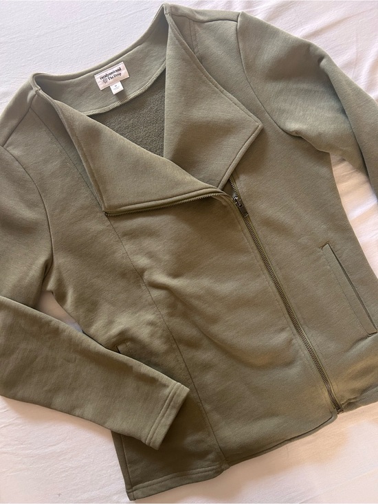 The Drop Jackets & Blazers - Carlyly Mirand x The Drop Asymmetrical Moto Sweater Jacket